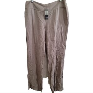 NWT Eileen Fisher Straight Leg Trouser Pants In Beige Medium Neutral Capsule